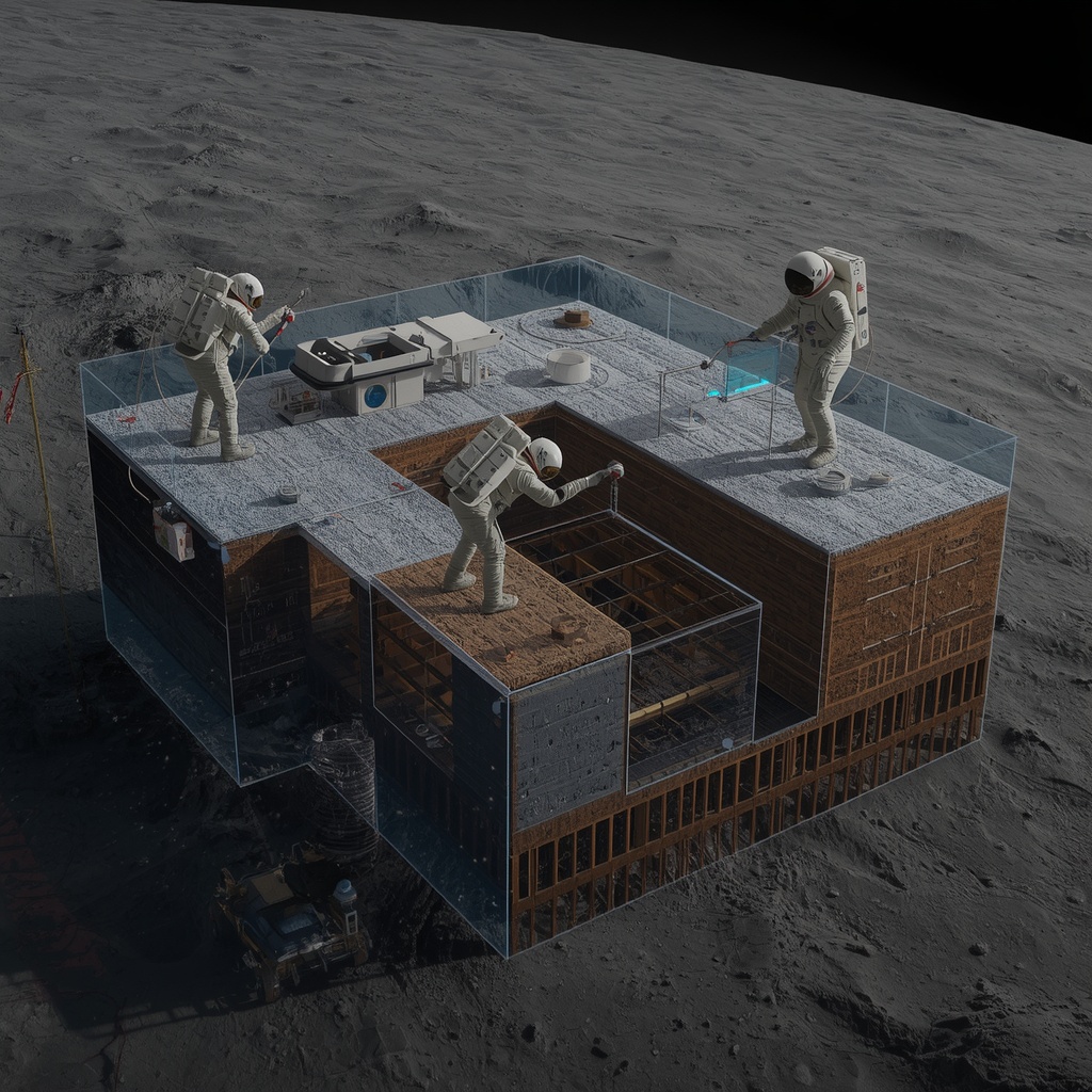Foundation Engineering for Lunar and Martian Structures